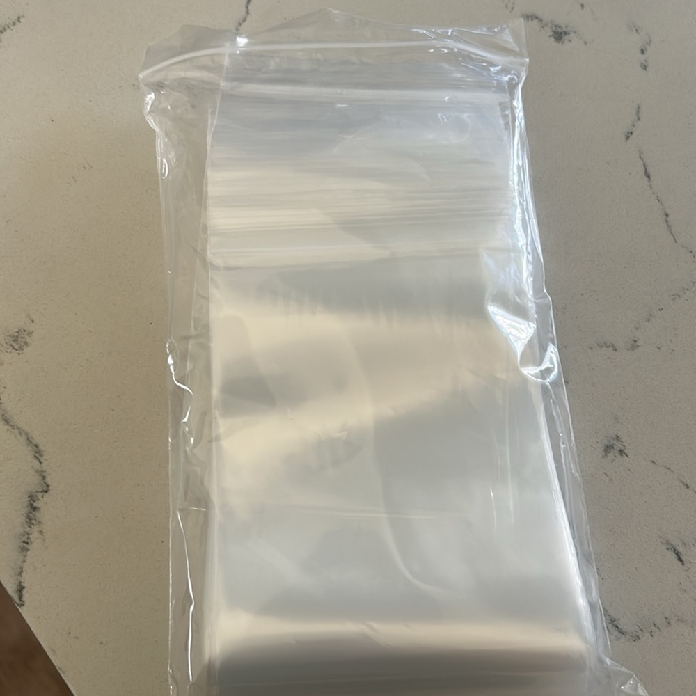 (100) 5X7 Clear Zip Lock Bags